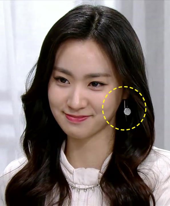 [김소혜착용] Marble circle earrings_w