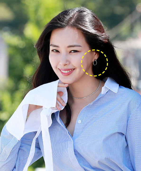 [이하늬착용] Pipe o-ring earrings 