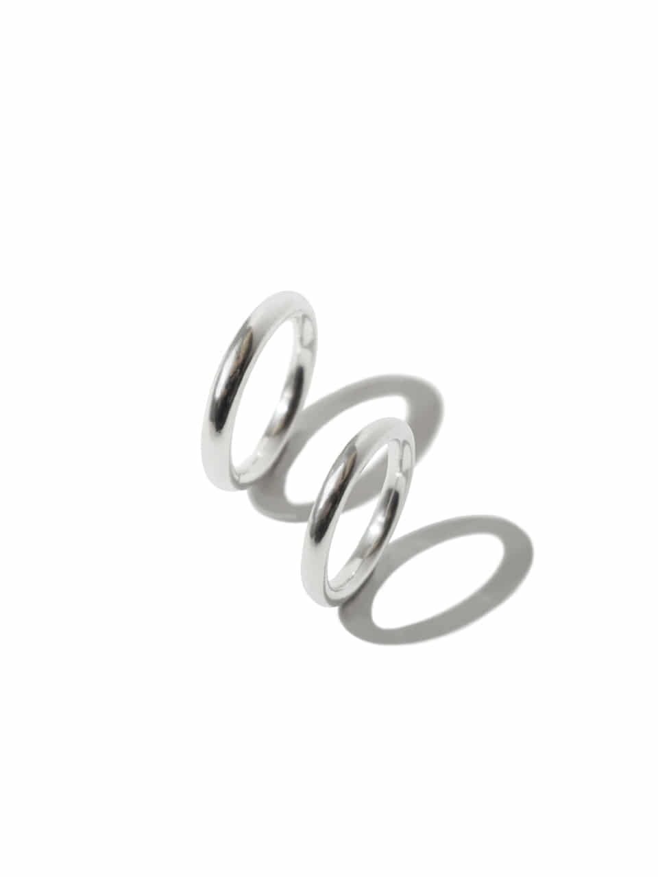 Loop couple ring (Sterling silver 925)