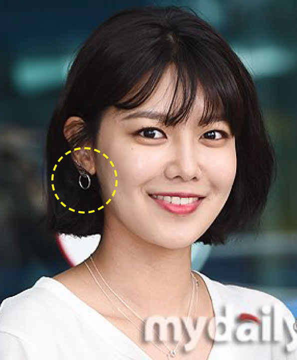 [수영착용] Pipe o-ring earrings