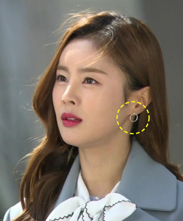 [한혜린착용] In full bloom_circle post earrings