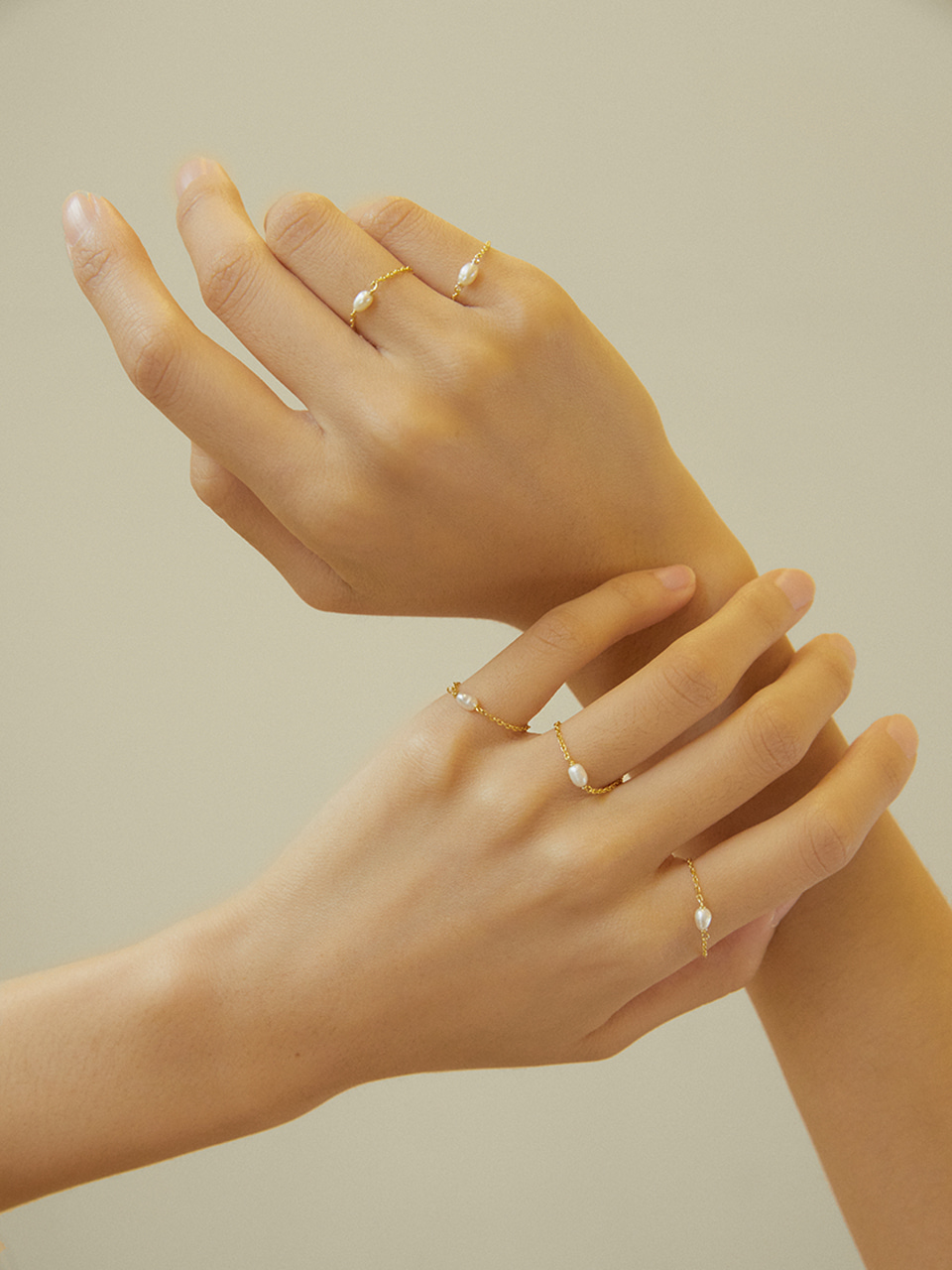 Pearl-chain ring (펄-체인 반지)